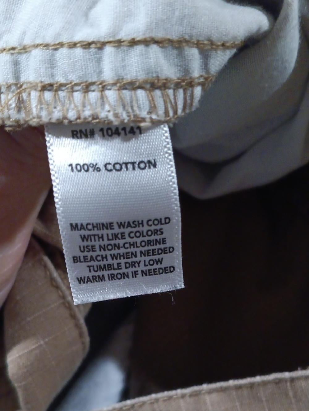 Field & Stream Tan Cargo Shorts with Multi-Pocket Design - Picture 6 of 6